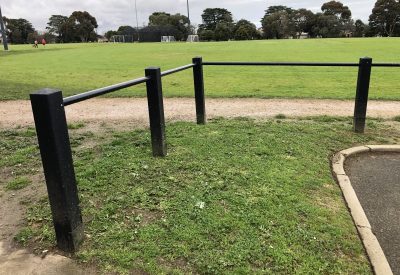 Bollard Fencing Installed at Hartwell Sports Ground for Boroondara City